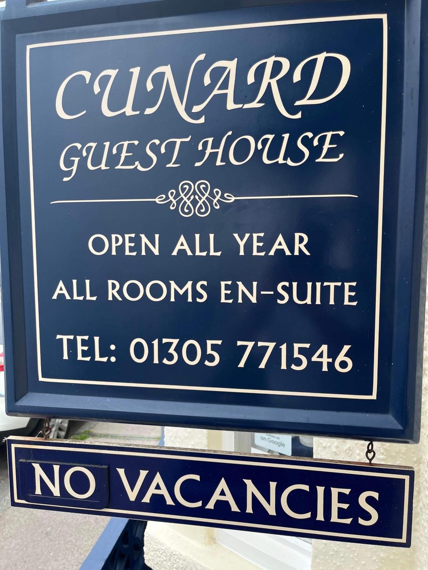 Cunard Guest House Weymouth Exteriér fotografie
